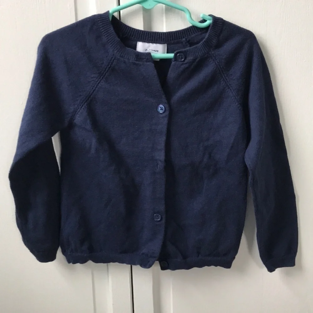 Old Navy Blue Button Up Sweater Size 4T